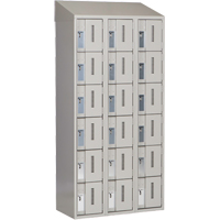 Casiers robustes Concorde, 6 niveaux, Bloc de 3, 36" x 18" x 78", Acier, Gris, Soud&eacute; (assembl&eacute;) Helyx Safety & Industrial Supplies