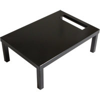 Base autoportante pour casiers robustes enti&egrave;rement soud&eacute;e Concorde, 1 Blocs, 6" lo x 12" la x 18" p, Noir, Acier Helyx Safety & Industrial Supplies