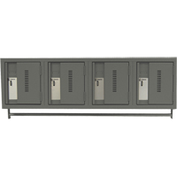 Casiers muraux robustes, Bloc de 4, 18" x 12" x 12", Acier Helyx Safety & Industrial Supplies