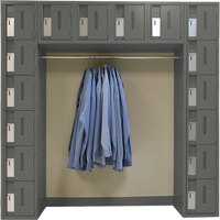 Arches de casiers robustes Concorde, 16 niveaux, Bloc de 3, 18" x 72" x 72", Acier Helyx Safety & Industrial Supplies