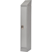 Lockers, 12" x 18" x 86", Steel, Grey, Knocked Down Helyx Safety & Industrial Supplies