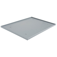 Fond de casier, Convient aux casiers 12" x 18", Gris fonc&eacute;, Plastique Helyx Safety & Industrial Supplies
