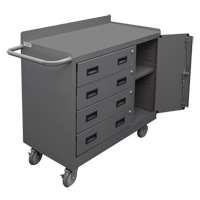 Armoire d'&eacute;tabli mobile, Acier Surface Helyx Safety & Industrial Supplies