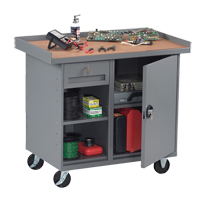 Armoire pour &eacute;tabli mobile, Stratifi&eacute; Surface Helyx Safety & Industrial Supplies