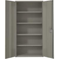 Armoire de rangement Hi-Boy, Acier, 4 Tablettes, 72" h x 36" la x 18" P, Gris Helyx Safety & Industrial Supplies