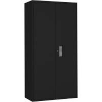 Armoire garde-robe, Acier, 36" la x 18" p x 72" h, Noir Helyx Safety & Industrial Supplies