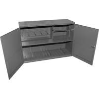 Armoire pour accessoires abrasifs, Acier, 2 tiroirs, 33-3/4" x 11-7/8" x 23-7/8", Gris Helyx Safety & Industrial Supplies