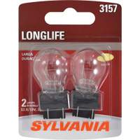 3157 Mini-ampoule automobile &agrave; longue dur&eacute;e de vie, Incandescente, 26,9 W/8,3 W, Blanc cass&eacute; Helyx Safety & Industrial Supplies