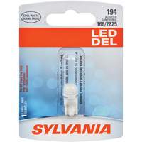 194 Mini-ampoule automobile, DEL, 0,5 W/12,8 W, Blanc Helyx Safety & Industrial Supplies