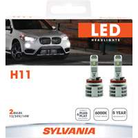 Ampoule pour feu avant H11, DEL, 13,2 W/17 W, Blanc Helyx Safety & Industrial Supplies