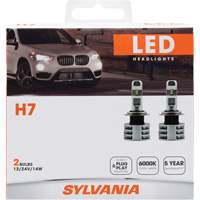Ampoule pour feu avant H7, DEL, 13,2 W/17 W, Blanc Helyx Safety & Industrial Supplies