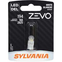 195 Mini-ampoule automobile Zevo, DEL, 0,7 W, Blanc Helyx Safety & Industrial Supplies