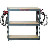 Support de charge pour batterie avec 10 jeux de pinces Helyx Safety & Industrial Supplies