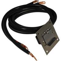 Panneau de douille polaris&eacute;e en acier inoxydable &agrave; brancher, 4 AWG, C&acirc;ble 5' Helyx Safety & Industrial Supplies