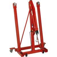 Grue pliante pour moteur, Capacit&eacute; 2500 lb (1,25 tonne) Helyx Safety & Industrial Supplies