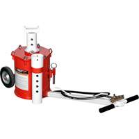 Cric pneumatique portable, Capacit&eacute; de 10 tonne(s), 17-3/4" - 49-3/8" h Helyx Safety & Industrial Supplies