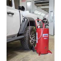 Chariot &agrave; carburant en acier de 25 gallons avec pompe rotative bidirectionnelle Helyx Safety & Industrial Supplies