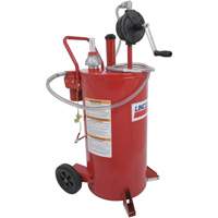 Chariot &agrave; carburant en acier de 25 gallons avec pompe rotative bidirectionnelle et filtre Helyx Safety & Industrial Supplies