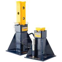 Chandelles de support pour v&eacute;hicule, Tige verrouillable, Capacit&eacute; de 25 tonnes Helyx Safety & Industrial Supplies