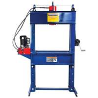 Presse datelier &agrave; double effet avec pompe &eacute;lectrique, Capacit&eacute; 100 tonnes Helyx Safety & Industrial Supplies