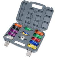 Jeu de d&eacute;connexions &agrave; ressort en aluminium 13 mcx Helyx Safety & Industrial Supplies