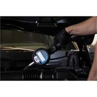 D&eacute;bitm&egrave;tre &eacute;lectronique de lubrifiant avec rallonge flexible &agrave; 90° Helyx Safety & Industrial Supplies