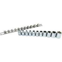 Flat-Cut E-"Star" Socket Set, 11 Pieces, 3/8" Drive Size Helyx Safety & Industrial Supplies
