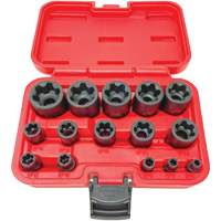 EP "Star" Plus Socket Set, 15 Pieces, 1/4"/3/8"/1/2" Drive Size Helyx Safety & Industrial Supplies