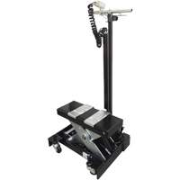 Low Profile Floor Service Jack, 12 Ton(s) Capacity, 7-1/2" Lowered, 15" Raised, Air Hydraulic Helyx Safety & Industrial Supplies