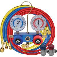 Ensemble de jauge &agrave; collecteur en aluminium 2 voies R134A Helyx Safety & Industrial Supplies