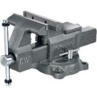 &eacute;tau professionnel d'atelier K65, Largeur des m&acirc;choires 6-1/2", Profondeur de la gorge 3-7/8", Base Pivotant Helyx Safety & Industrial Supplies
