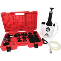 Trousse maître de purgeur de freins sous pression avec adaptateurs Helyx Safety & Industrial Supplies