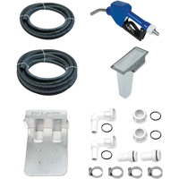 Pompe de transfert de fluide d'&eacute;chappement diesel (DEF) 115 V CA avec support pour cuve GRV et pistolet Helyx Safety & Industrial Supplies