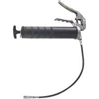 Pistolet &agrave; graisse robuste &agrave; poign&eacute;e pistolet avec rallonge de tuyau flexible, Capacit&eacute; 14 oz Helyx Safety & Industrial Supplies