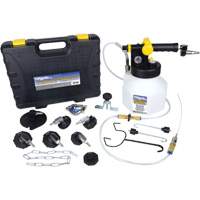 Trousse de purge de freins sous pression avec sept adaptateurs Helyx Safety & Industrial Supplies
