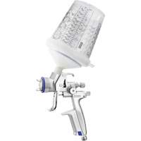 Pistolet de peinture de premi&egrave;re qualit&eacute; 4400?B RP?1,2 SR avec godet RPS 0,3?L, pour les retouches de finitions automobiles, Entr&eacute;e d'air 1/4" NPT, 7,06 pi³/min, Capacit&eacute; 0,3 L, 0,17 psi Helyx Safety & Industrial Supplies