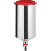 Reusable Aluminium Cup 1.0 l with QCC without Fine Thread Helyx Safety & Industrial Supplies