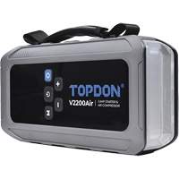 V2200Air 2-en-1: d&eacute;marreur de secours de 1200 A de pointe et gonfleur de pneus Helyx Safety & Industrial Supplies