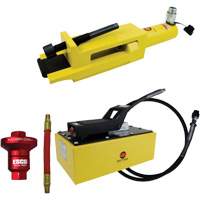 Ensemble de brise-talon pour pneus g&eacute;ants/&eacute;quipement de terrassement avec pompe hydraulique de 5 pintes Helyx Safety & Industrial Supplies
