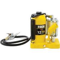 Cric-bouteille de s&eacute;rie Pro, 12 tonne(s), Air comprim&eacute;/hydraulique, 18-1/2" Hauteur &eacute;lev&eacute;e Helyx Safety & Industrial Supplies