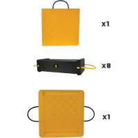 10-Piece CribLok Composite Cribbing System Kit Helyx Safety & Industrial Supplies
