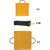 20-Piece CribLok Composite Cribbing System Kit Helyx Safety & Industrial Supplies