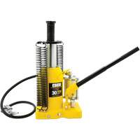 Cric-bouteille de s&eacute;rie Pro, 30 tonnes, Air comprim&eacute;/hydraulique, 20" Hauteur &eacute;lev&eacute;e Helyx Safety & Industrial Supplies