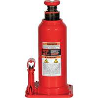 Cric hydraulique bouteille professionnel avec orifice pour manom&egrave;tre, 22 tonne(s), 20-49/250" Hauteur &eacute;lev&eacute;e Helyx Safety & Industrial Supplies