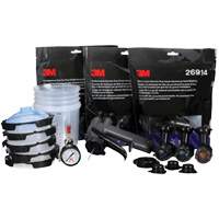 Performance Fine Finish Spray Gun System with PPS Cups, 13 CFM, 29 PSI Helyx Safety & Industrial Supplies