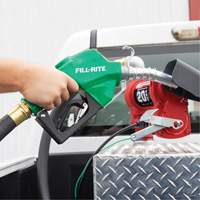 Green Automatic Diesel Spout Nozzle Helyx Safety & Industrial Supplies
