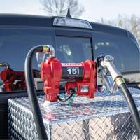Pompe de transfert de carburant 12 V CC avec pistolet Helyx Safety & Industrial Supplies