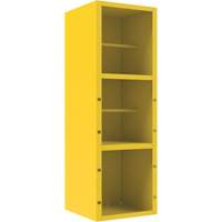 Spill Control Cabinet, 1 Shelves, 72" H x 24" W x 24" D, Steel, Yellow Helyx Safety & Industrial Supplies