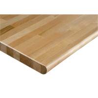 Dessus d'&eacute;tabli en bois dur, 48" la x 24" p, Bordure Arrondi, &eacute;paisseur 1-1/4" Helyx Safety & Industrial Supplies