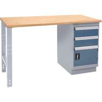 &eacute;tabli industriel, Porte a/combinaison de tiroirs, Cap 1000 lb, 72" la x 30" p, 34" h Helyx Safety & Industrial Supplies